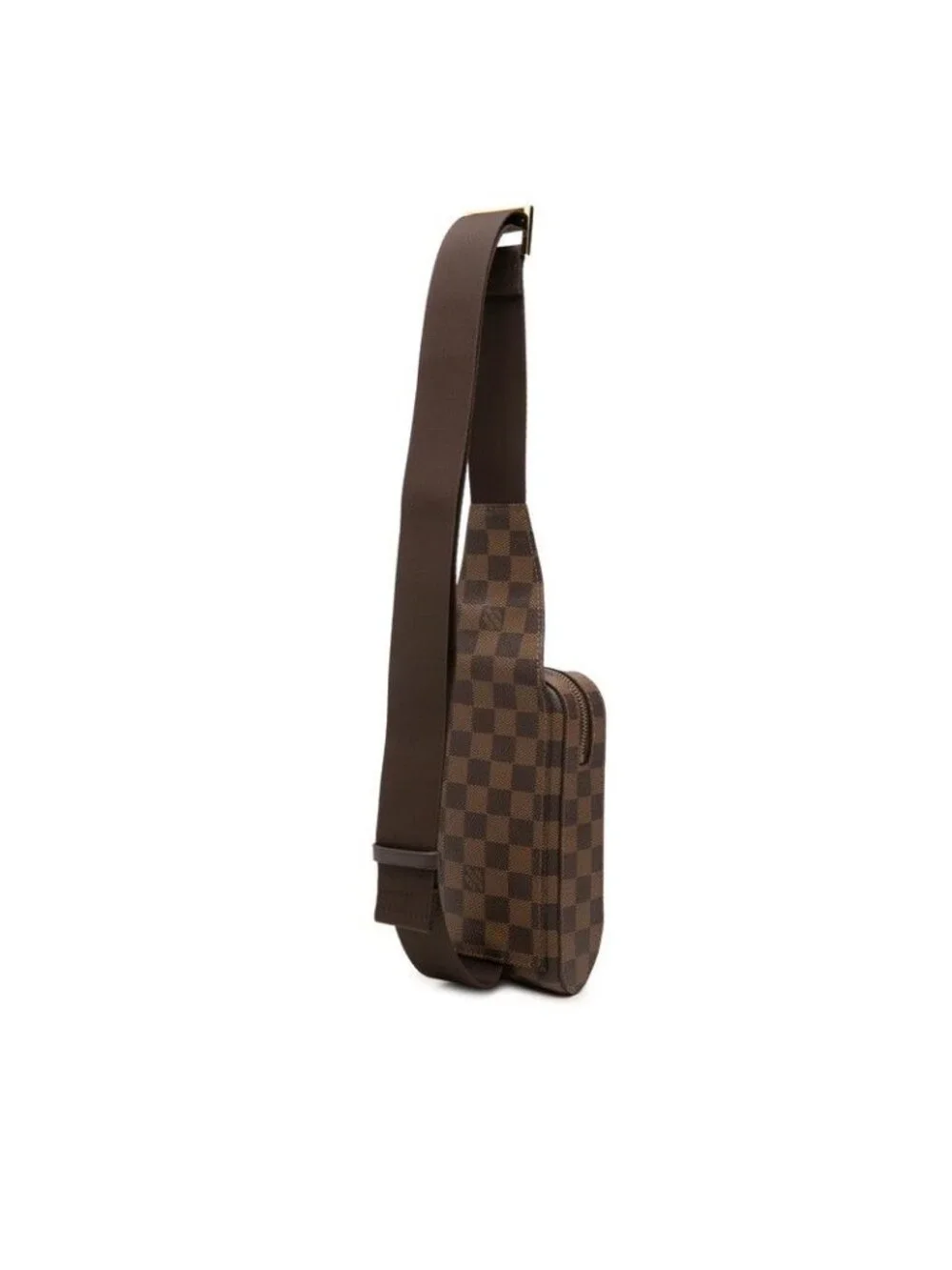 Louis Vuitton Damier Geronimos Shoulder Bag Brown